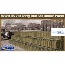 Gecko Models 35GM0036 - WWII US 20L Jerry Can Set (Value pack)