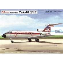 AZ Models AZM14421 - Yakovlev Yak-40 CSA/ Cubana