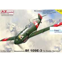 AZ Models AZM7664 - Messerschmitt Bf 109E-3 ´In Swiss Service´