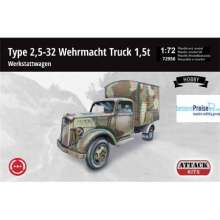 ATTACK ATT72950 - Opel Blitz Type 2,5-32 Werkstattwagen Wehrmacht