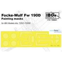 IBG-Modellbau IBG72M001 - Fw 190D Painting Masks set