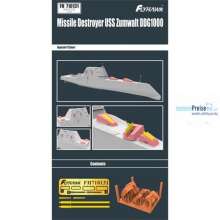 Flyhawk FH710131 - USS Zumwalt DDG1000 Upgrade PE Sheet (FH1175)