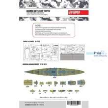 Flyhawk FHM350059 - Battleship TIRPITZ DECK PAINT MASK (TAMIYA 78015)