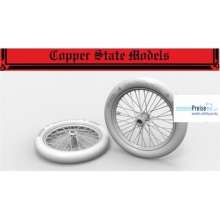 Copper State Models CSM-A32006 - German 810x125 Spoked Wheels