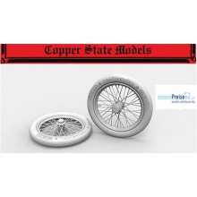 Copper State Models CSM-A32007 - German 760x100 Spoked Wheels