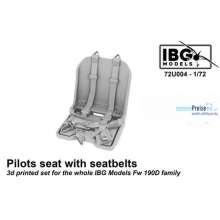 IBG-Modellbau IBG72U004 - Pilots Seat with Seatbelts for Fw 190D family