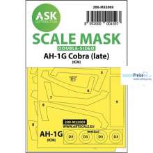 Artscale ASK200-M32005 - AH-1G Cobra (late) double-sided masks (ICM/SH)