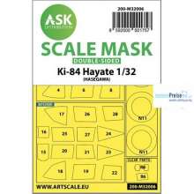 Artscale ASK200-M32006 - Ki-84 Hayate double-sided express masks (Hasegawa)