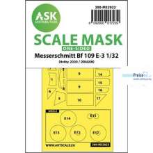 Artscale ASK200-M32022 - Messerschmitt Bf 109E-3 one-sided express masks