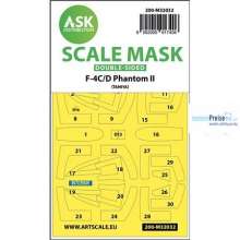 Artscale ASK200-M32032 - F-4C/D Phantom double-sided mask for Tamiya