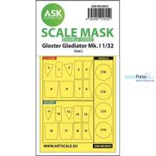 Artscale ASK200-M32053 - Gloster Gladiator Mk.I double-sided painting masks