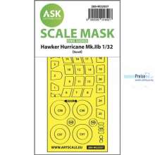 Artscale ASK200-M32057 - Hurricane Mk.IIB one-sided express masks f.Revell