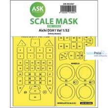 Artscale ASK200-M32067 - Aichi D3A1 Val one-sided expr.self adh. masks