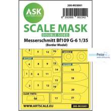 Artscale ASK200-M35001 - Bf 109G-6 double-sided painting mask for Border