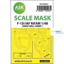 Artscale ASK200-M48003 - F-15I Raam double-sided painting mask for GWH