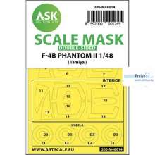 Artscale ASK200-M48014 - F-4B Phantom double-sided painting mask for Tamiya