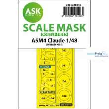 Artscale ASK200-M48046 - A5M4 Claude double-sided painting mask for Wingsy