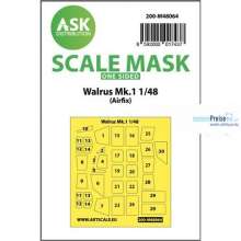 Artscale ASK200-M48064 - Walrus Mk.1 one-sided mask for Airfix