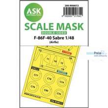 Artscale ASK200-M48072 - F-86F-40 Sabre double-sided mask for Airfix