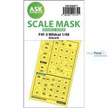 Artscale ASK200-M48077 - F4F-3 Wildcat double-sided express mask f. Eduard