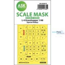 Artscale ASK200-M48079 - L-4 Grasshopper double-sided self-adhesive mask