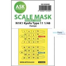 Artscale ASK200-M48089 - N1K1 Kyofu Type 11 double-sided mask self-adhesive