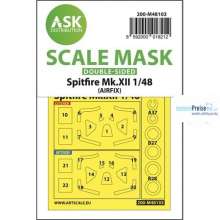 Artscale ASK200-M48103 - Spitfire Mk.XII double-sided mask self-adhesive