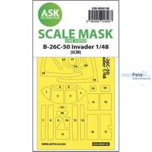 Artscale ASK200-M48106 - B-26C-50 Invader one-sided mask self-adhesive