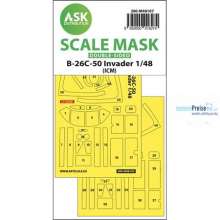 Artscale ASK200-M48107 - B-26C-50 Invader double-sided mask self-adhesive