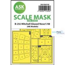 Artscale ASK200-M48108 - B-25J Mitchell one-sided mask self-adhesive