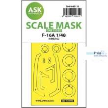 Artscale ASK200-M48110 - F-16A one-sided express mask, self-adhesive