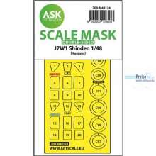 Artscale ASK200-M48124 - J7W1 Shinden double-sided express mask, self-adh.