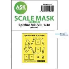 Artscale ASK200-M48141 - Spitfire Mk.VIII one-sided express fit mask