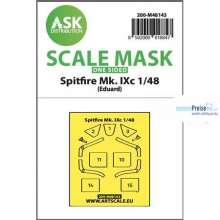 Artscale ASK200-M48143 - Spitfire Mk.IXc one-sided express fit mask Eduard