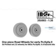 IBG-Modellbau IBG35U003 - One piece road wheels for Pz.II a1/a2/a3/b