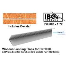 IBG-Modellbau IBG72U003 - Wooden landing flaps fo Fw 190D family