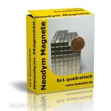 Tabletop Depot Magnete5x5x1 - 10 Neodym Magnete 5 x 5 x 1 mm