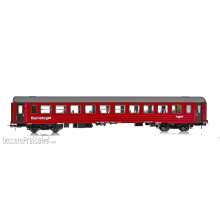 NMJ 1013806 - NMJ Topline 106.306 Salonwagen CB3 21237 ´Barnetoget´ der NSB , rot, H0