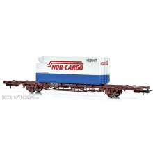 NMJ 1015826 - NMJ Topline 507.106 CargoNet Lgns 42 76 443 2041-8 med 1 x 25 fot NOR-CARGO Thermo container, H0