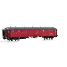 NMJ 1015843 - NMJ Topline NSB DF37 21307, Gepäck und Schafnerwagen, rot/Schwarz