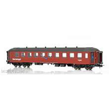 NMJ 1018229 - NMJ Topline 132.305 NSB CB3 Type 2 21235 ´Barnetoget´, Rot/Schwarz design, H0