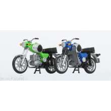 Kres 10251 - Komplettmodelle 2x MZ TS 250, blau und grün