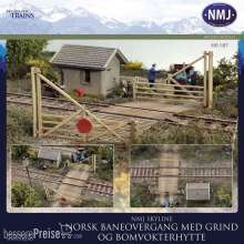 NMJ 1028177 - NMJ Skyline Norsk Jernbaneovergang, Stor Utgave, Ferdigmodeller