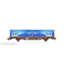 NMJ 1029523 - NMJ Topline 507.122 CargoNet Lgns 42 76 443 2001-7 mit 2 x 25 IMSDAL Mineralwasser container, H0