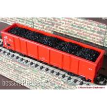 Modellbahn-Bachmann 1030101 - Kohle für Roco, für den 4-achs. off. Güterwagen Eas (Art.- Nr. 25350 u.ä.) Größe: 77 x 15 mm