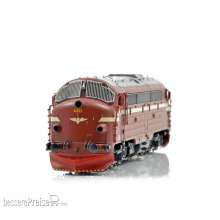 NMJ 1031234 - NMJ Topline 90022 NSB Diesellokomotive Di3a 611 Rotbraun, Nohab, DC Analog, H0