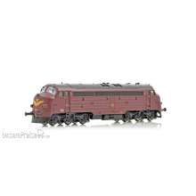 NMJ 1031276 - NMJ Topline 90106 DSB MY 1132, Nohab, Weinrot ohne Zierlinien, DC Analog, H0