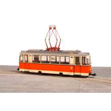 Halling REK-BZ1-S - Reko-Triebwagen BVG Berlin ZR Nr. 3011, orange, hochwertiges Standmodell