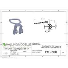 Halling ETH-BUG - Metallbügel für H0/H0e Kupplung