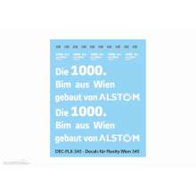 Halling DEC-FLX-345 - Decal SET für Flexity Wien 345